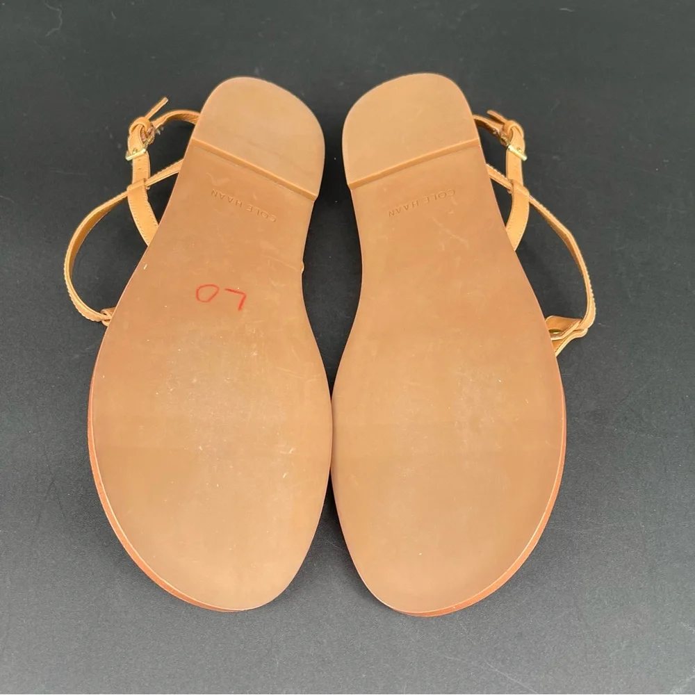 New ~ COLE HAAN Flora Leather Thong Sandals Size 9